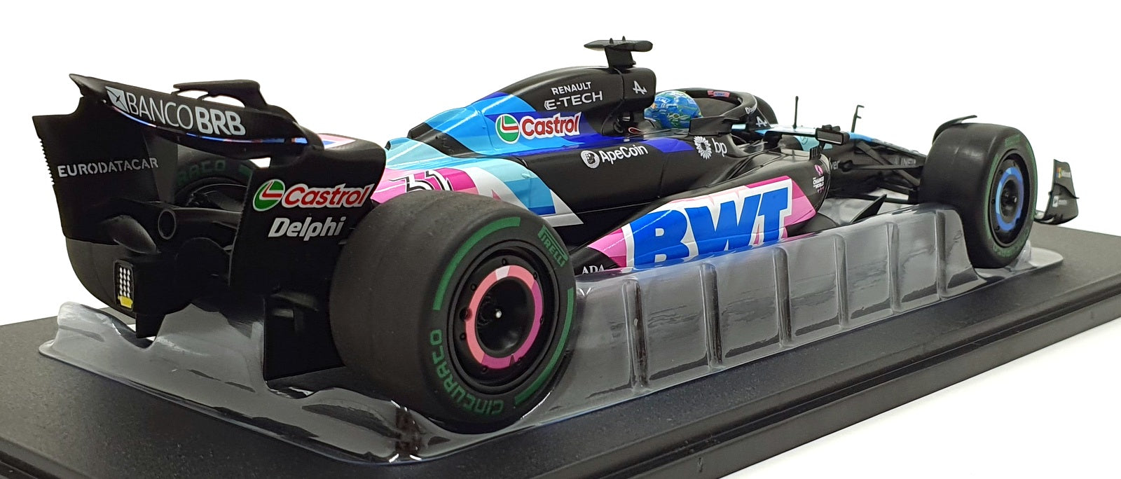 Solido 1/18 Scale Diecast S1814004 - Alpine F1 Team A524 #31 Brazilian GP - Ocon