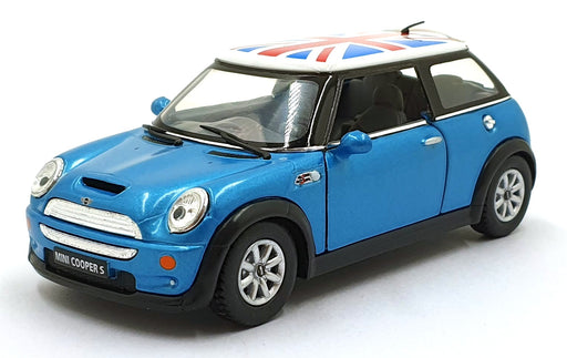 Kinsmart 1/28 Scale Pull Back & Go TY1245 - Mini Cooper S - Blue