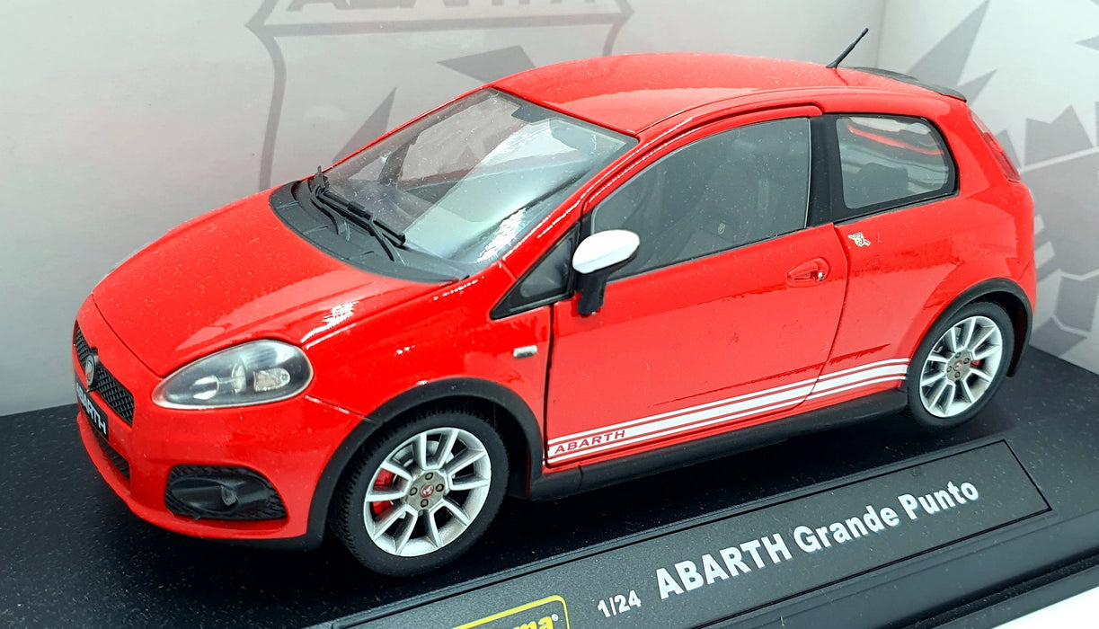 Motorama 1/24 Scale Diecast 493997 - Fiat Abarth Grande Punto - Red
