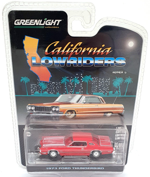 Greenlight 1/64 Scale 63070-E - 1973 Ford Thunderbird - Red