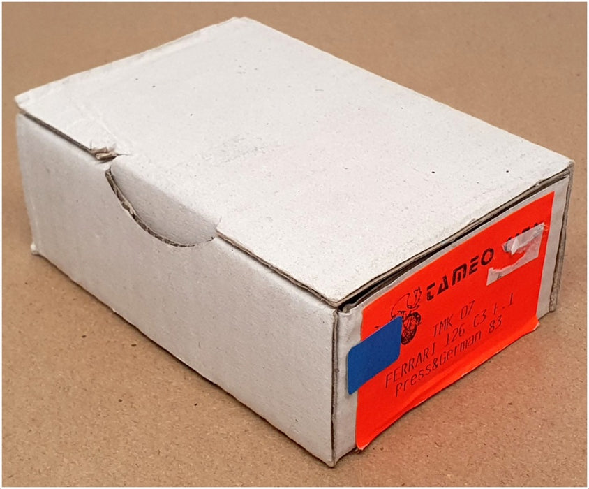 Tameo 1/43 Scale Unbuilt Kit TMK07 - F1 Ferrari 126 C3 Press & German GP 1983