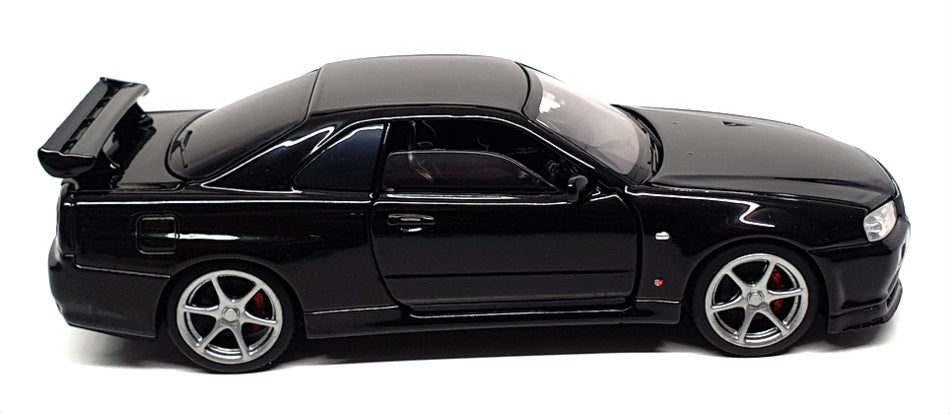 Tayumo 1/32 Scale Pull Back & Go 32115010 - Nissan GT-R34 V-Spec II - Black