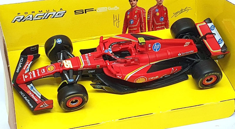 Burago 1/43 Scale 18-36844S - F1 Ferrari SF-24 #55 Sainz