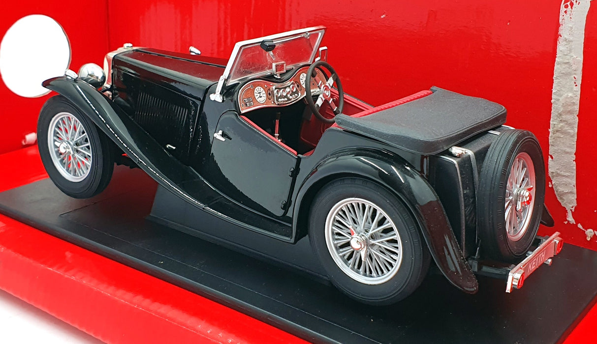 Road Signature 1/18 Scale Diecast 92468 - 1947 MG TC Midget - Black