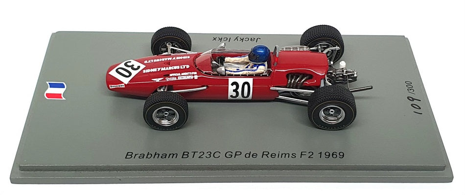 Spark 1/43 Scale SF252 - Brabham BT23C GP de Reims F2 1969 - #30 Ickx