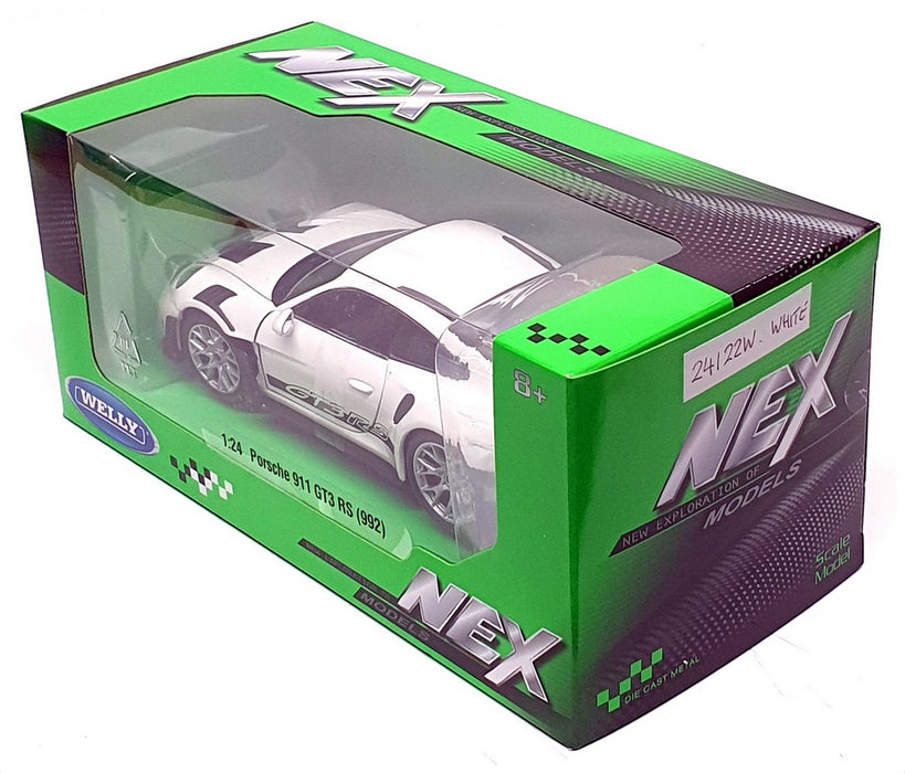 Welly NEX 1/24 Scale Diecast 24122W - Porsche 911 GT3 (992) - White