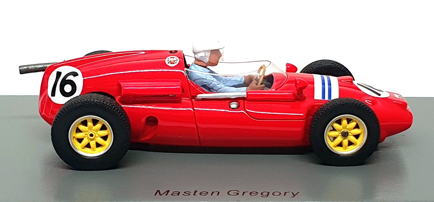 Spark 1/43 Scale S8054 - F1 Cooper T51 #16 British GP 1960 Masten Gregory