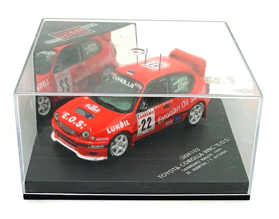 Skid 1/43 Scale SKM103 - Toyota Corolla WRC "EOS" #22 Sanremo Rally 1999