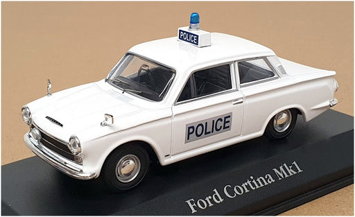 Atlas Editions 1/43 Scale 4 650 126 - Ford Cortina Mk1 Surrey Police - White