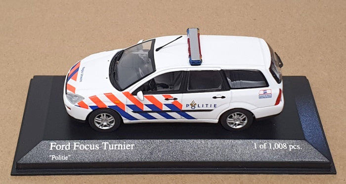 Minichamps 1/43 Scale 430 087092 - 1997 Ford Focus Break Politie