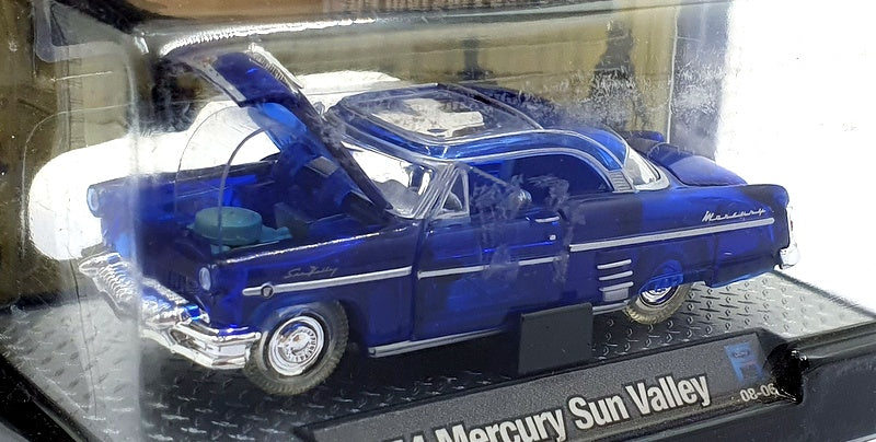 Castline M2 Machines 1/64 Scale 08-06 - 1954 Mercury Sun Valley - Blue