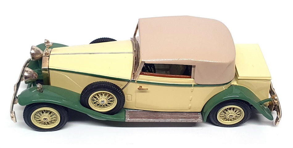 Top Marques 1/43 Scale GS5 - 1932 Rolls Royce Phantom II - Yellow/Green