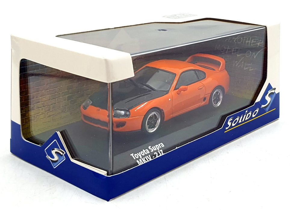 Solido 1/43 Scale Diecast S4314006 - 2001 Toyota Supra MK4 - Orange Custom