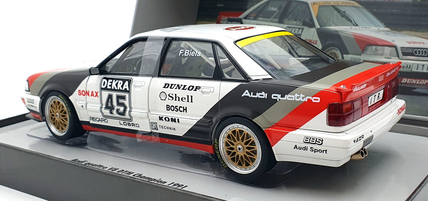 Werk83 1/18 Scale Diecast  W1801508C - Audi V8 DTM #45 F.Biela Champion 1991
