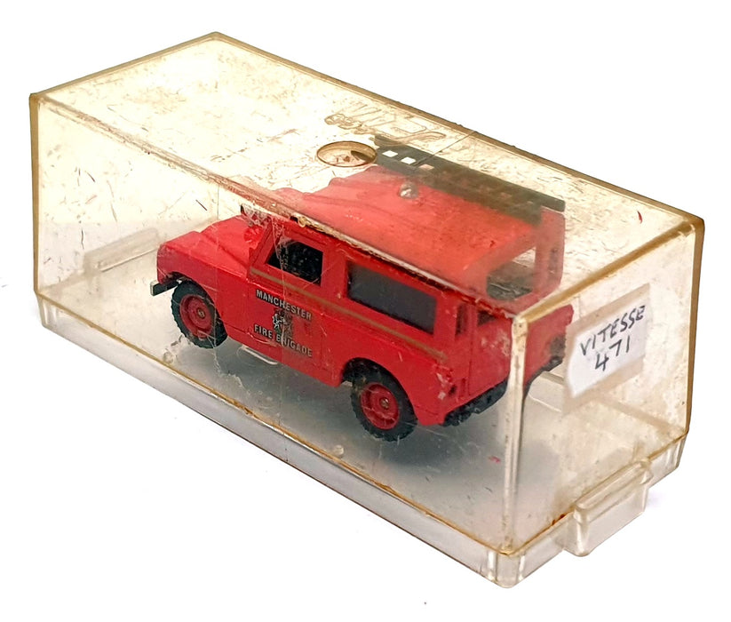 Vitesse 1/43 Scale 471 - 1960 Land Rover Manchester Fire Brigade - Red