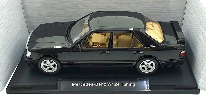 Model Car Group 1/18 Scale MCG18341 - Mercedes-Benz W124 Tuning - Black Metallic