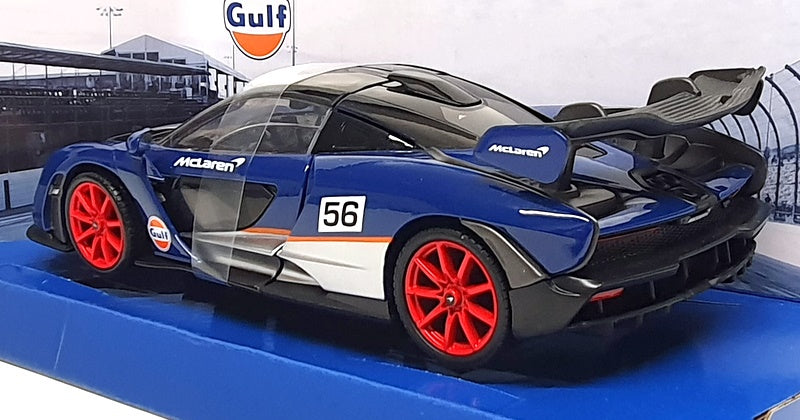 Motor Max 1/24 Scale 79668 - McLaren Senna (Gulf) Blue/Black/Silver