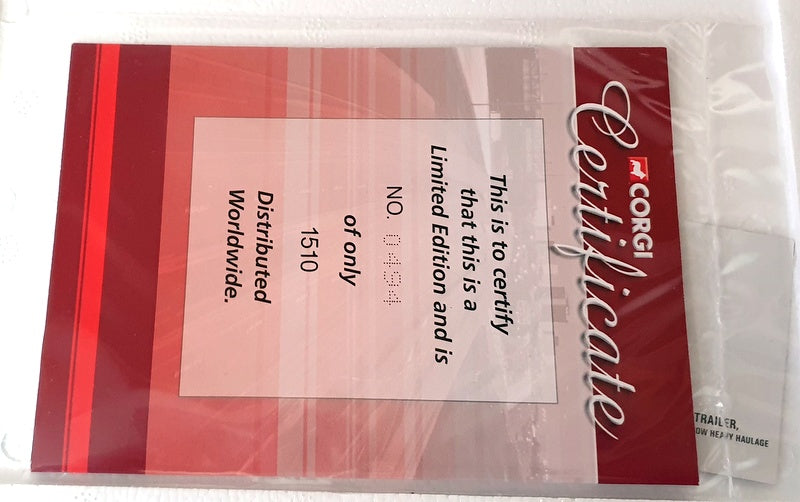 Corgi 1/50 Scale CC13912 - Foden Nooteboom Trailer Venturer & Ford Van - Cadzow