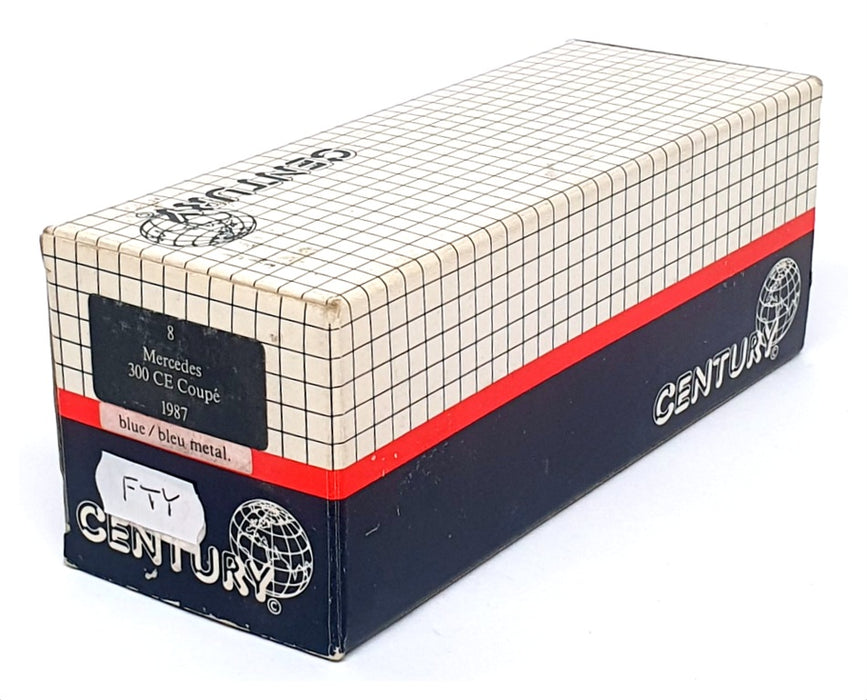 Century Models 1/43 Scale No. 8 - 1987 Mercedes Benz 300 CE Coupe - Blue