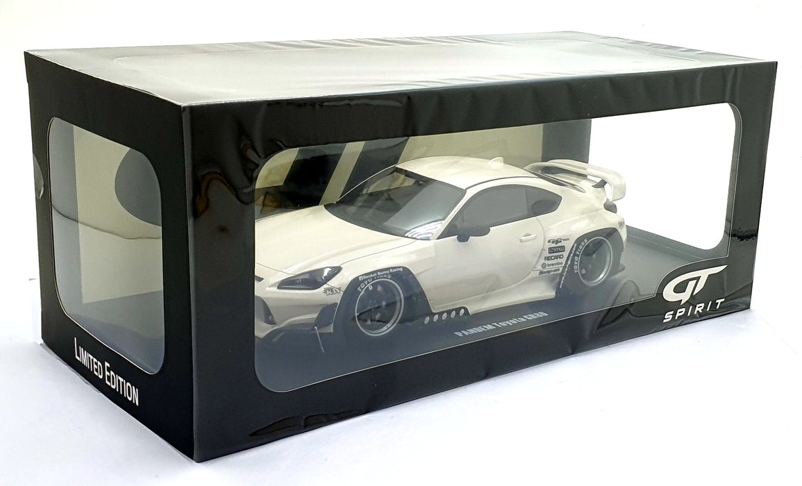GT Spirit 1/18 Scale Resin GT498 - Pandem Toyota GR86 Rocket Bunny Crystal White