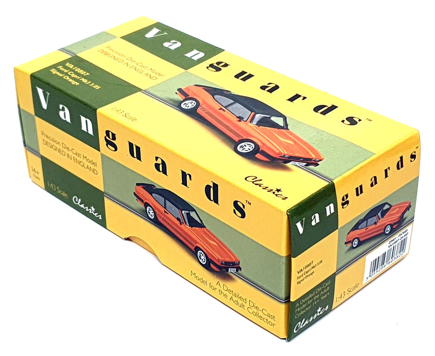 Vanguards 1/43 Scale VA10807 - Ford Capri Mk3 3.0S - Signal Orange