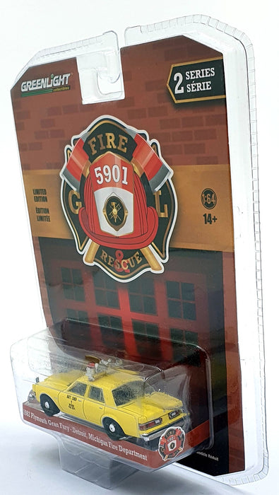 Greenlight 1/64 Scale 67020-C - 1982 Plymouth Gran Fury Detroit Fire Department