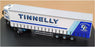 Oxford Diecast 1/76 Scale SCA03CS - Scania Truck & Trailer "Tinnelly" White/Blue
