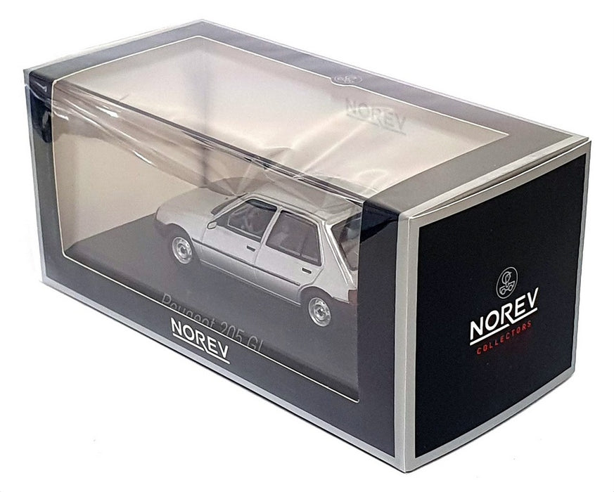 Norev 1/43 Scale Diecast 471735 - 1988 Peugeot 205 GL - Futura Grey
