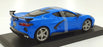 Maisto 1/18 Scale 46629 2020 Chevrolet Corvette Stingray Coupe Blue/Black Stripe