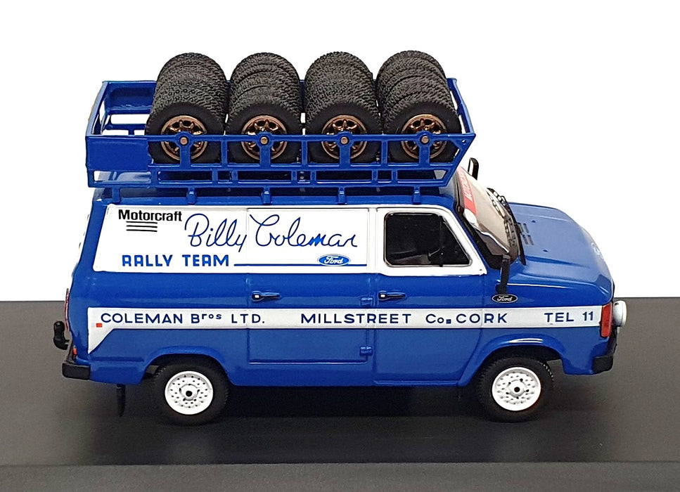 Ixo 1/43 Scale RAC444X.22 Ford Transit Mk2 Billy Coleman Racing Team Blue/White