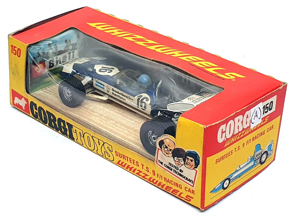 Corgi Toys 1/36 Scale Original Diecast 150 - (A) F1 Surtees T.S.9B #16 - Blue