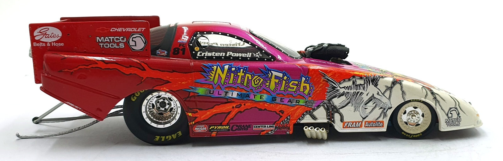 Action 1/24 Scale 101331 Chevrolet Funny Car Dragster - Cristen Powell