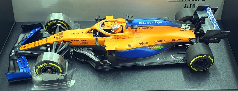 Minichamps 1/18 Scale 530 201955 McLaren F1 Team MCL35M Austrian GP 2020 - Sainz
