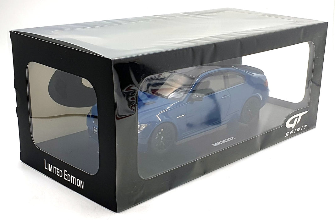 GT Spirit 1/18 Scale Resin GT941 - BMW (E92) - Laguna Seca Blue