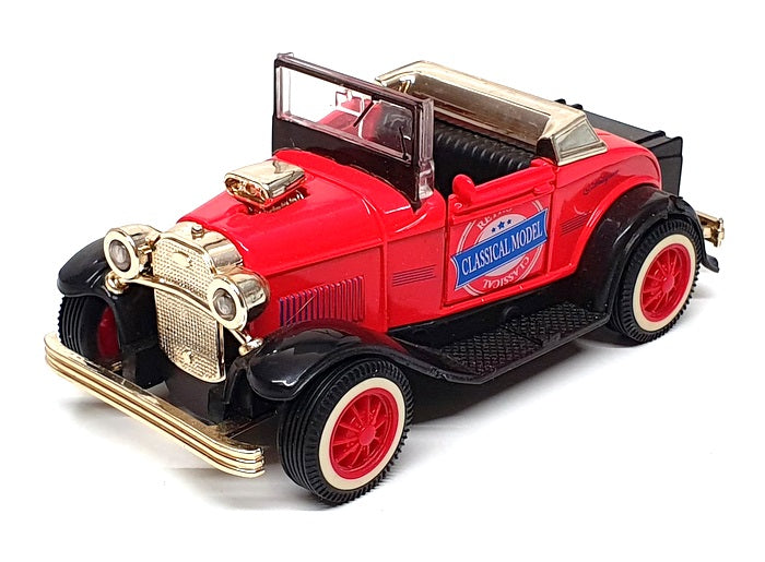 Zebra Appx 10cm Long Diecast 3010866 - Pull Back Toy Model Car - Red