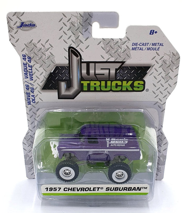 Jada Just Trucks 1/64 Scale 14020 - 1957 Chevrolet Suburban - Purple