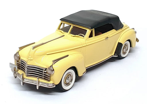 Brooklin 1/43 Scale BRK85 - Chrysler New Yorker Convertible - Yellow/Black