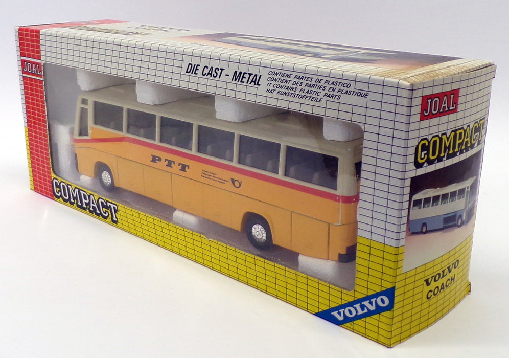 Joal 1/50 Scale Model Bus 149 - Volvo Coach PTT - Cream/Yellow