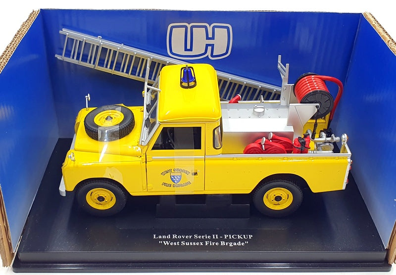 Universal Hobbies 1/18 Scale diecast 0860 Land Rover Series 2 West Sussex Fire