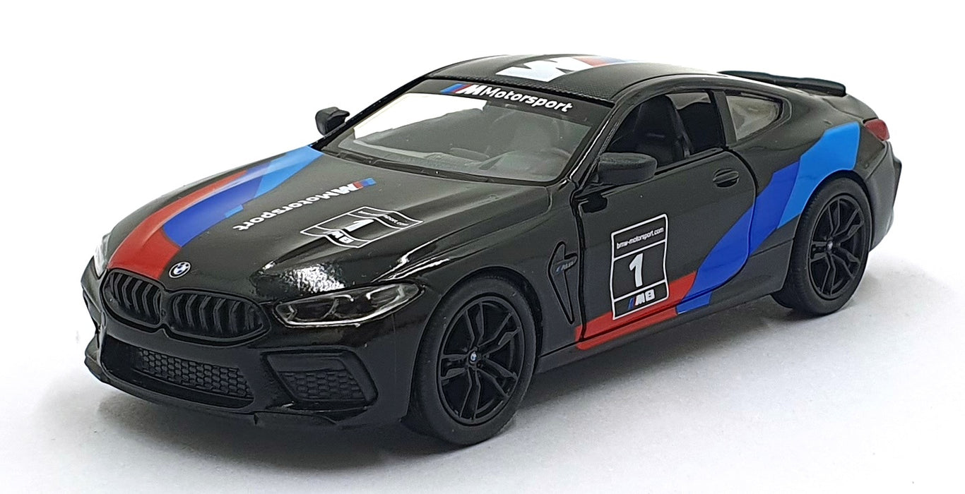 Kinsmart 1/38 Scale Pull Back & Go  TY1241 - BMW M8 Competition Coupe #1 Black