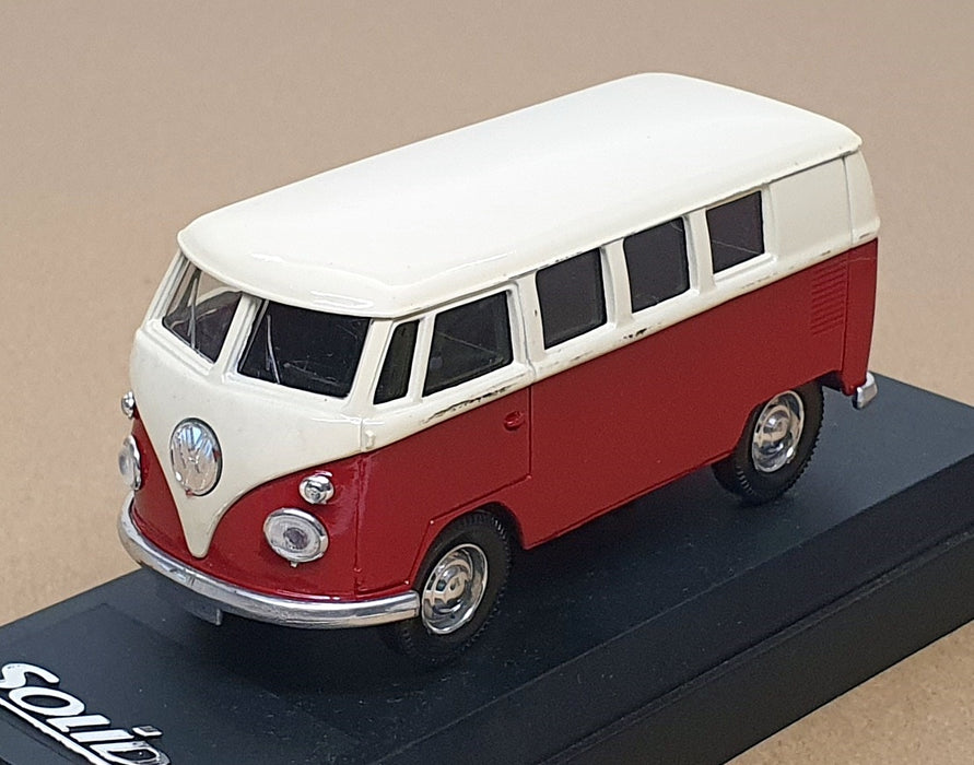 Solido 1/43 Scale Diecast 4534 - Volkswagen VW Combi - White/Red