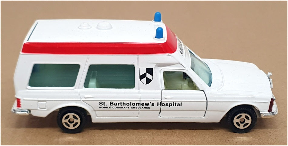 Corgi 1/36 Scale C406-10 - Mercedes Ambulance "St. Bartholomew's" - White