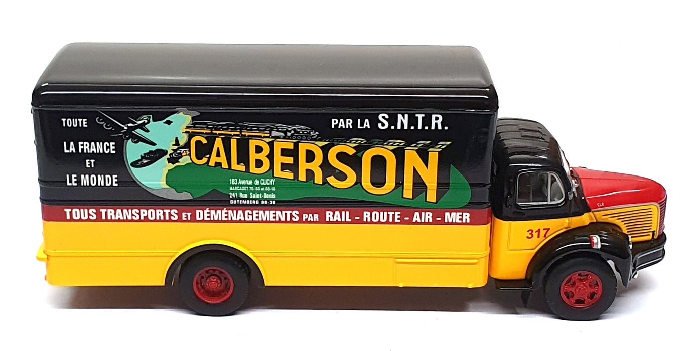 Ixo Models 1/43 scale IX03C - Berliet GLR Truck Calberson - Black/Yellow/Red
