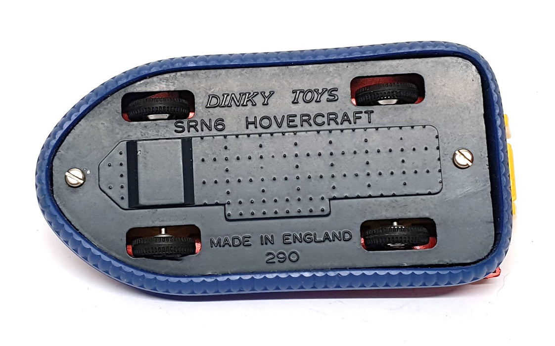 Dinky Toys 14cm Long Original Diecast 290 - SR.N6 Hovercraft - Met. Red