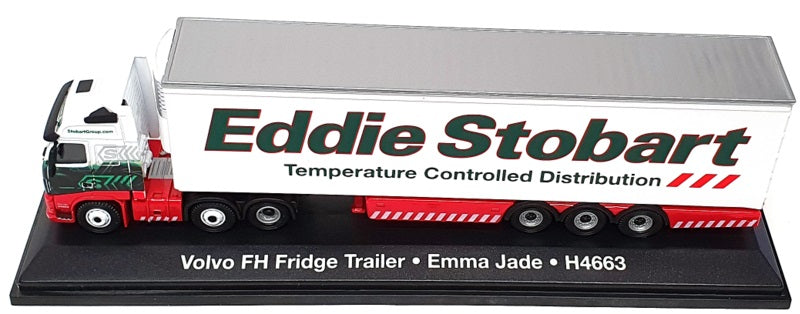 Oxford Diecast 1/76 Scale STOB001 - Volvo FH Fridge Trailer Emma Jade - Stobart