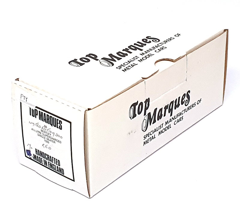 Top Marques 1/43 Scale B6 - 1929 Bentley 4½ Litre Supercharged Single Str. - Red