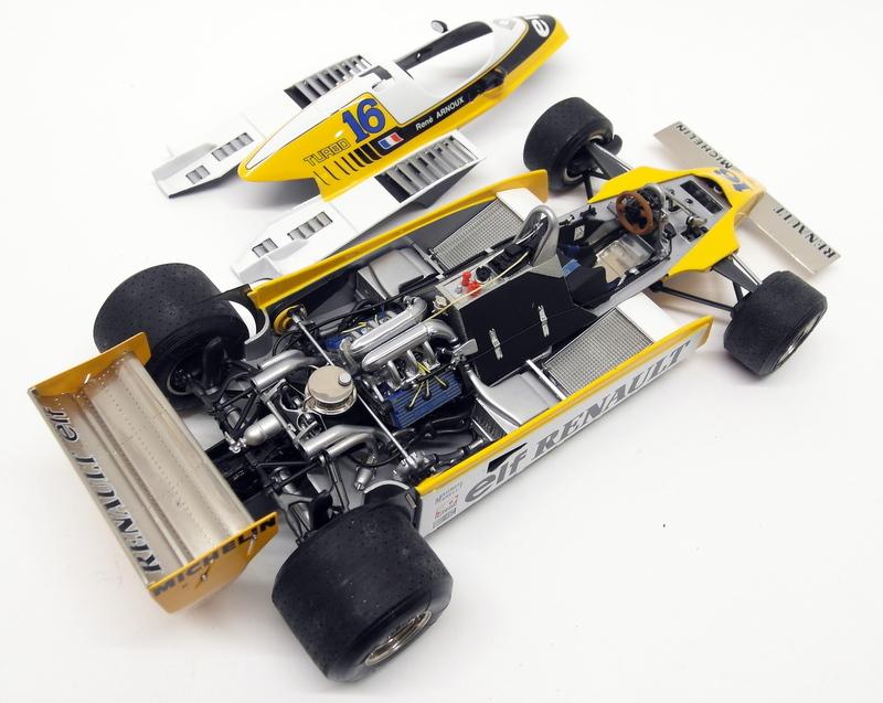 Exoto 1/18 scale Diecast 97091 - Renault RE-20 Turbo 1980 GP of France R Arnoux