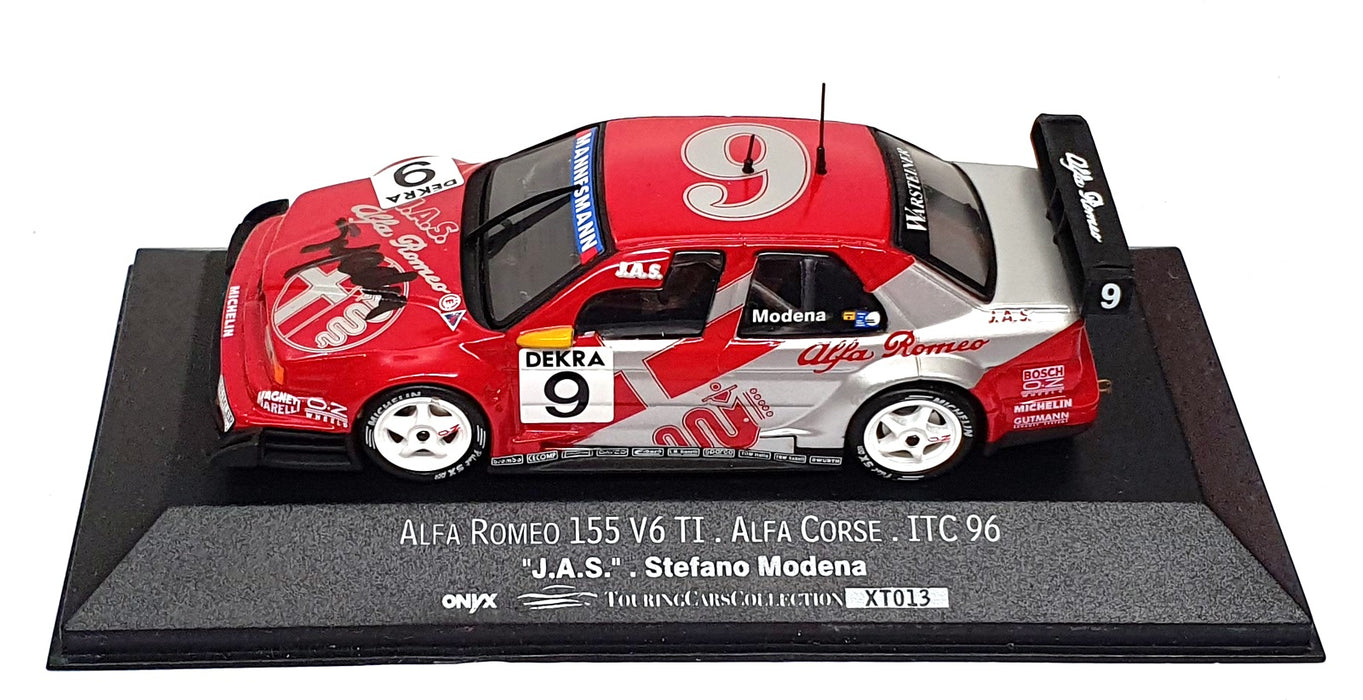 Onyx 1/43 Scale XT013 - Alfa Romeo 155 V6 TI Alfa Corse ITC 96 #9 Modena SIGNED