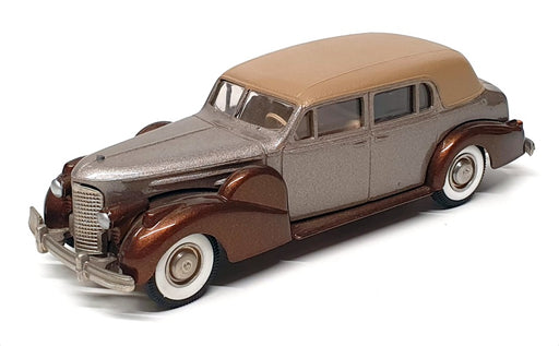 Rextoys 1/43 Scale RT21G - 1938-40 Cadillac V16 Coupe - Grey/Beige/Brown