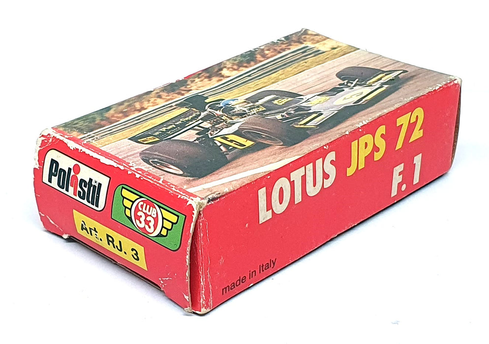 Polistil Appx 8cm Long Diecast RJ.3 - F1 Lotus JPS 72 #5 - Black